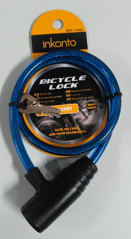 Cable de seguridad de acero trenzado, 8 × 650 mm