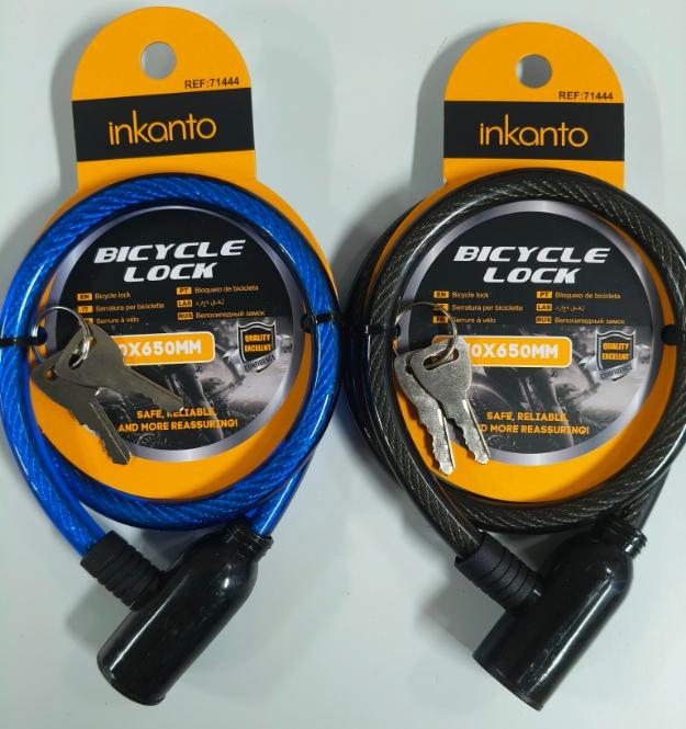 Cable de seguridad de acero trenzado, 10 × 650 mm
