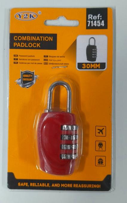 Candado de combinación, 30 mm, ref. 71454