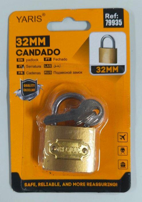 Candados de cobre, 32 mm