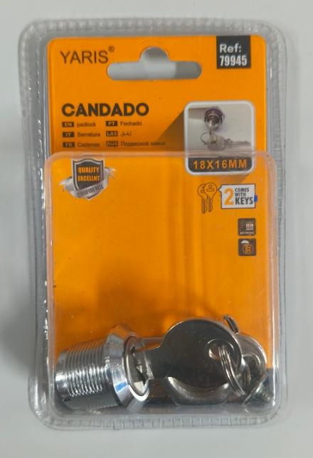 Cerraduras para buzón, 18 × 16 mm