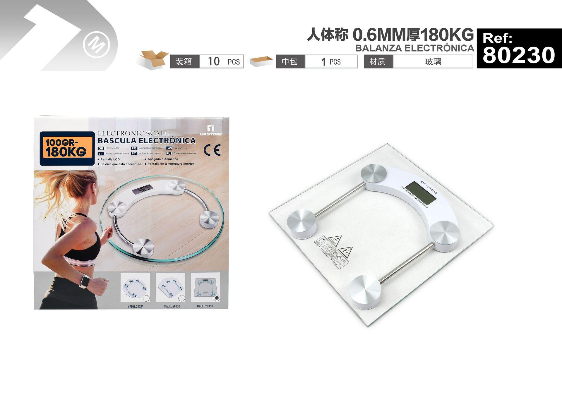 balanzas electronicas, 0,6 mm, 180 kg, modelo 80230