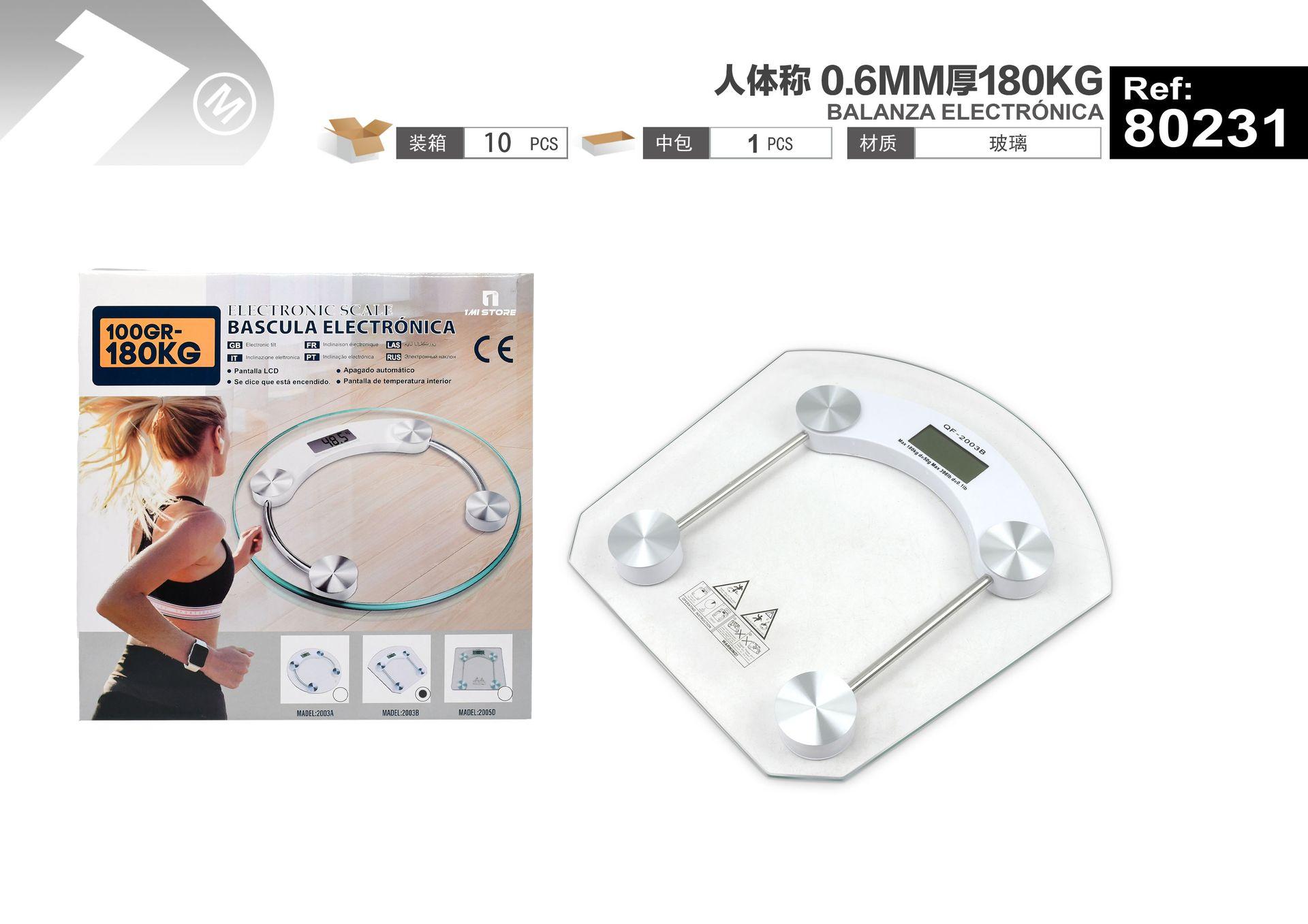 balanzas electronicas, 0,6 mm, 180 kg, modelo 80231