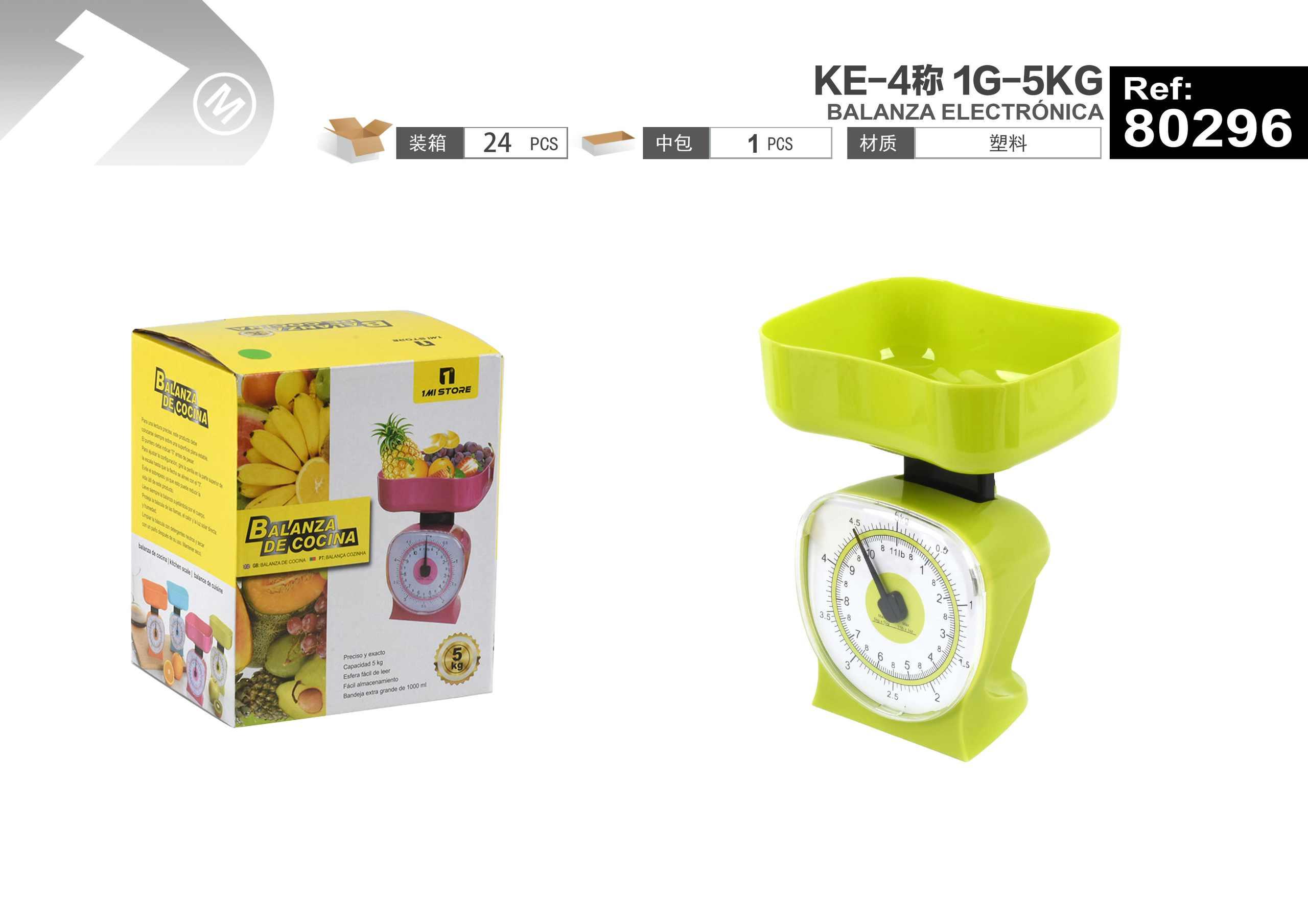 balanzas electronicas, modelo KS04, 5 kg