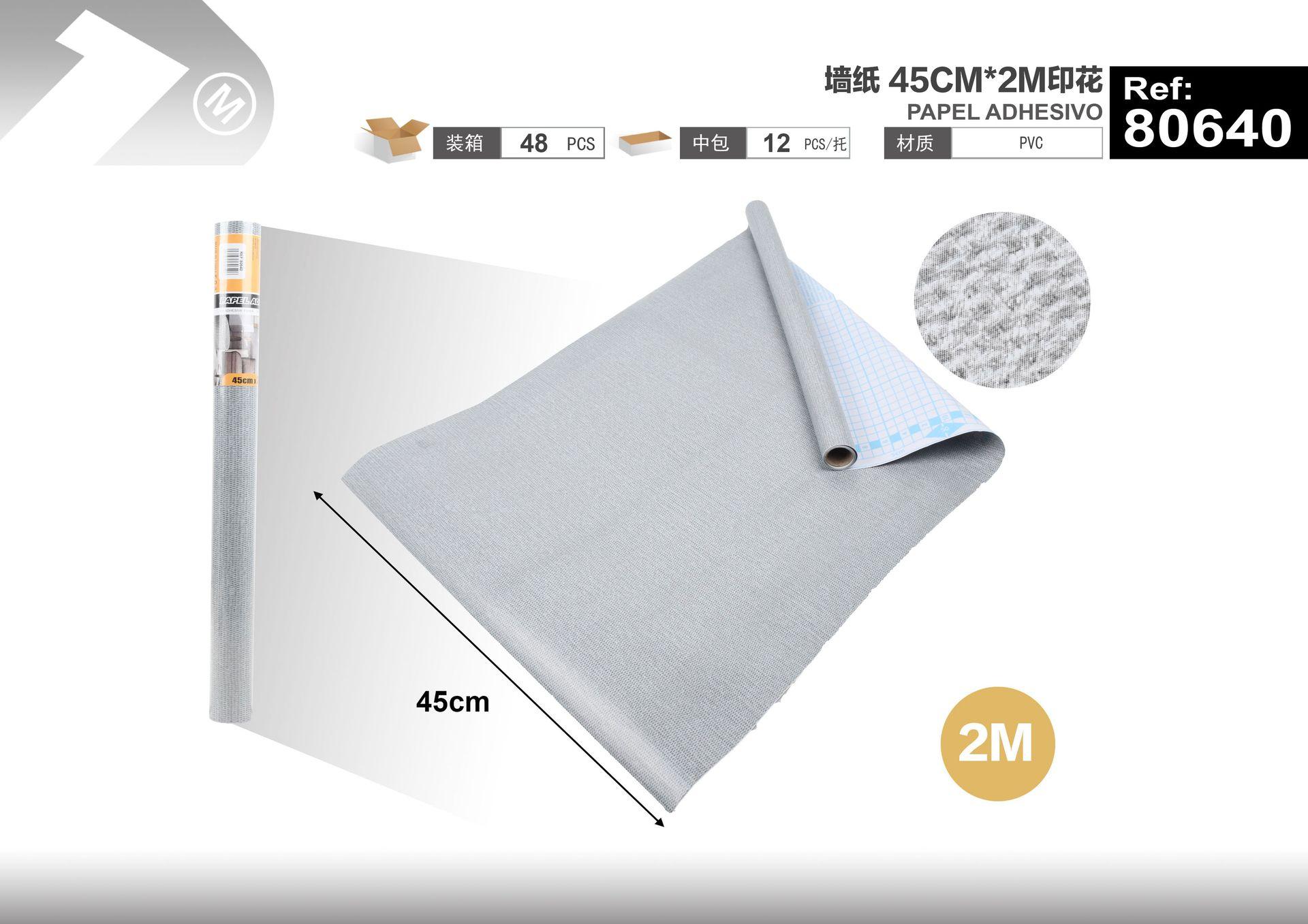 Papel tapiz decorativo, 45 cm, 2 m, modelo 80640
