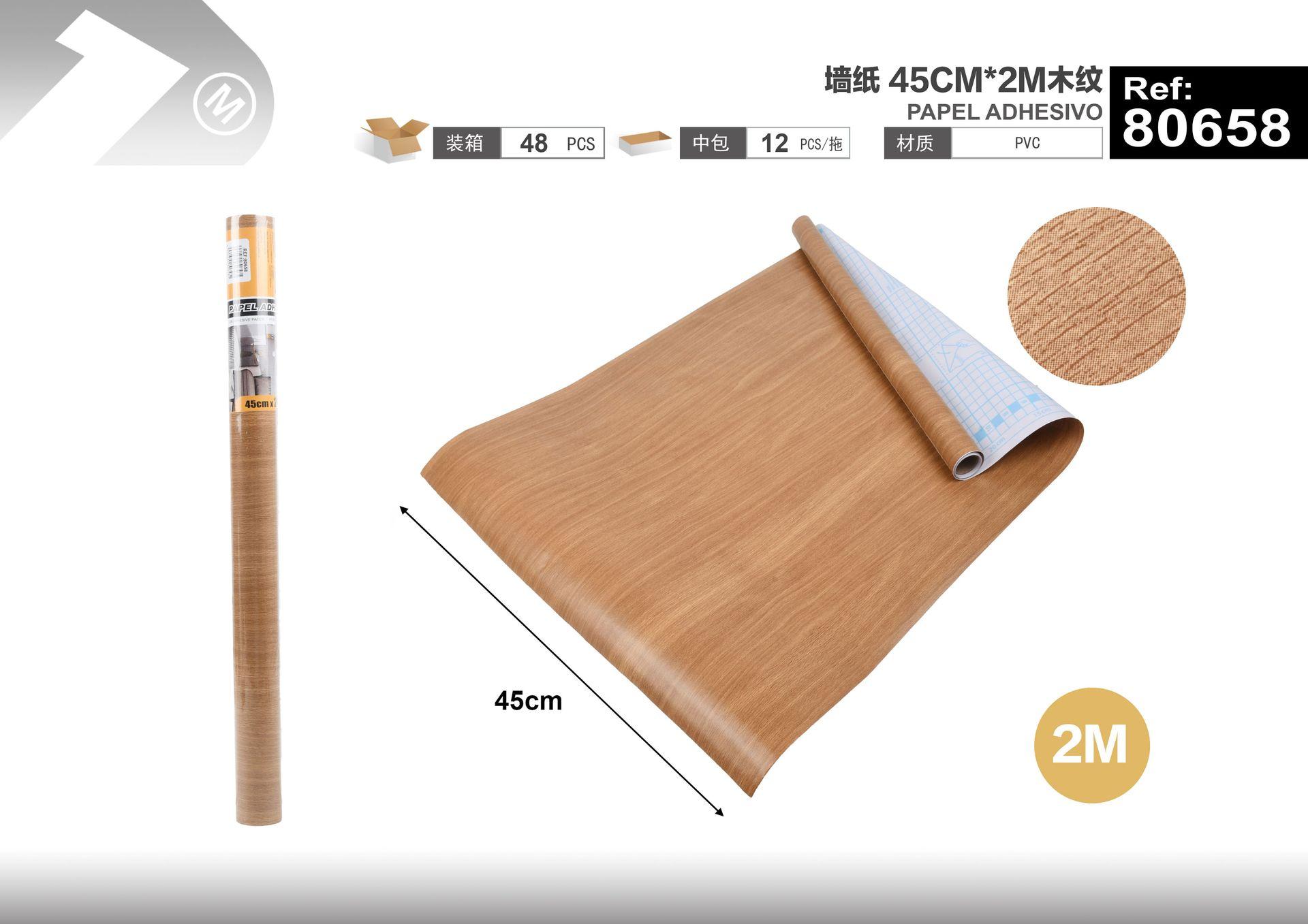 Papel tapiz decorativo, 45 cm, 2 m, modelo 80658