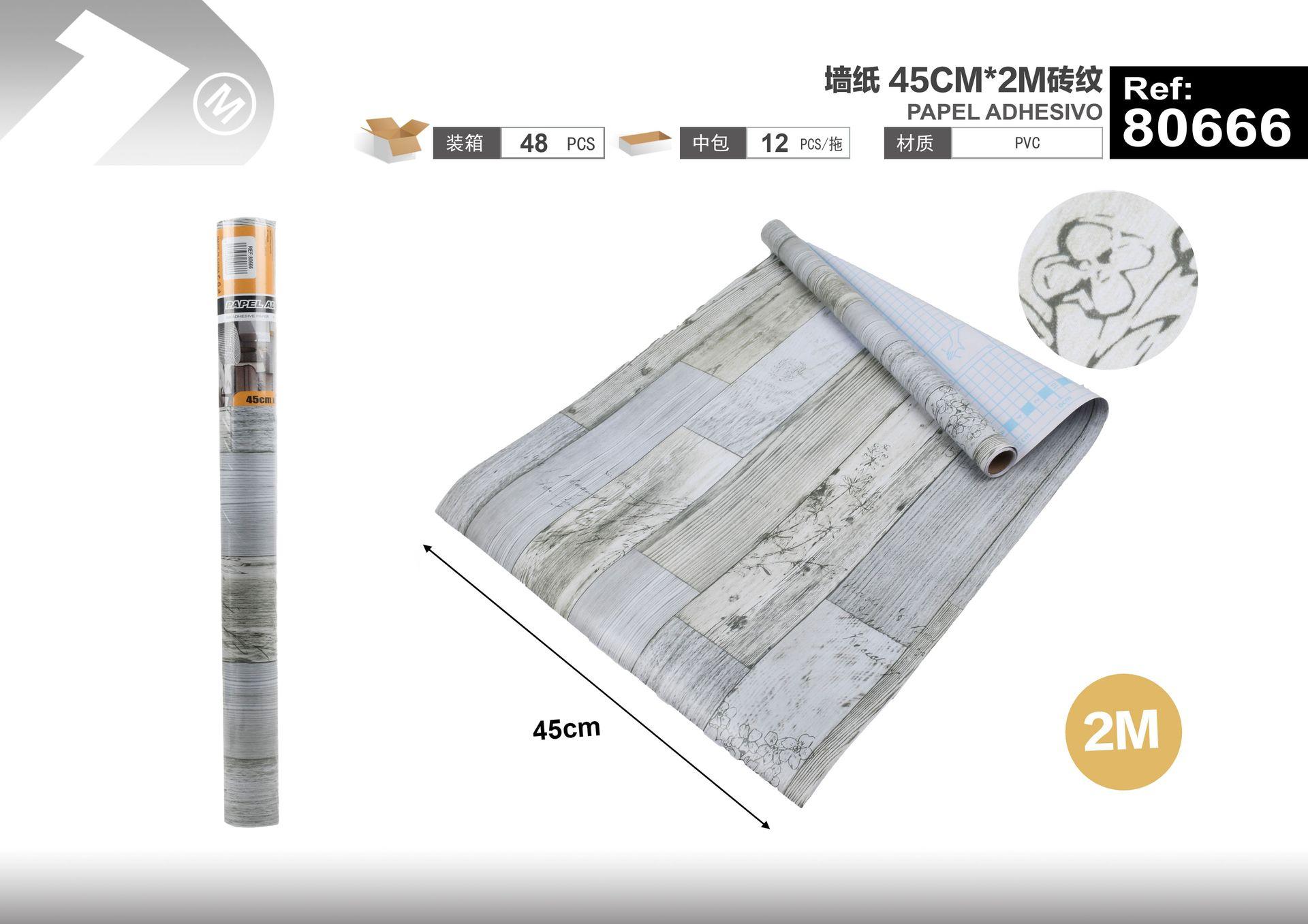 Papel tapiz decorativo, 45 cm, 2 m, modelo 80666