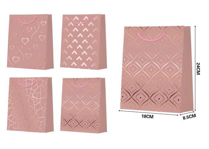 Bolsas de regalo, 18 × 24 × 8,5 cm, modelo 91699