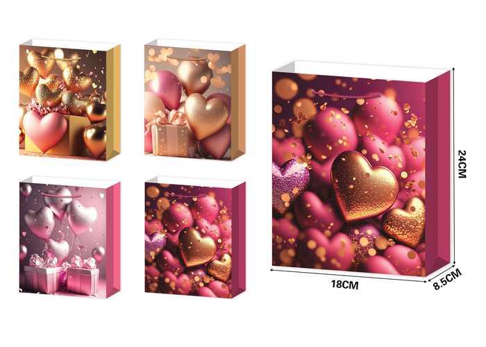 Bolsas de regalo, 18 × 24 × 8,5 cm, modelo 91769