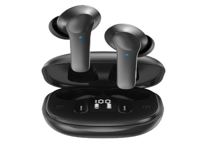 auriculares bluetooth, color azul, modelo 98773