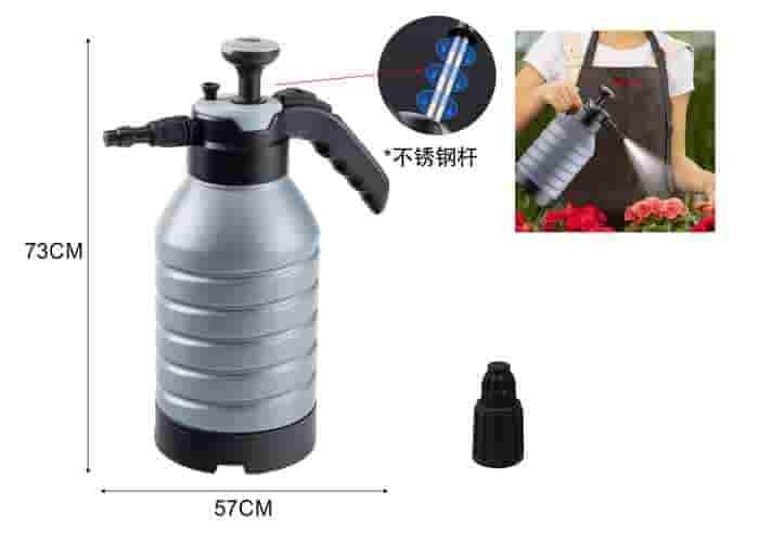 Botella pulverizadora para limpieza de coches, modelo TY-061, 2 L, color gris, modelo 29996