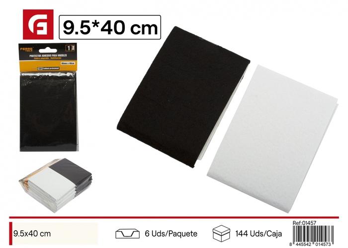 Protector para pata de mueble, 95 mm, 40 cm, 1 pieza, color negro