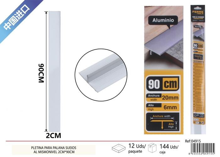 Burlete de sellado, 0,9 mm, 2 cm, 90 cm, color blanco